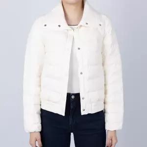 게스 여성 페더라이트 퍼포먼스 구스 경량패딩 아이보리 YO4W5869 I