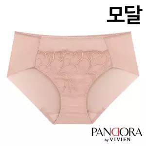 [판도라by비비안]모달 레이스 헴누디 삼각팬티1종(PPT7176)90-105