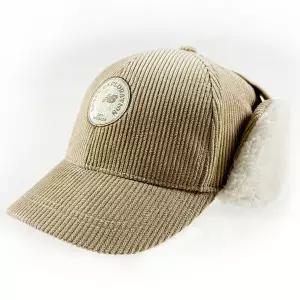 국내매장판 뉴발란스 키즈모자 코듀로이 귀달이캡 NK8BCF305U-BEIGE P2512 방한모자