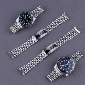 호환 시티즌 NY0040용 ECO-Drive 32003272용 20mm 스트랩 주빌리 시계밴드 팔찌롤라미 제작 오이스터 클래
