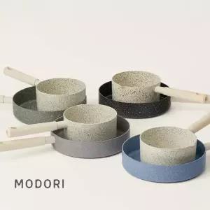 모도리 아롱 쿡웨어 2종 세트 (냄비 16cm+프라이팬 24cm)