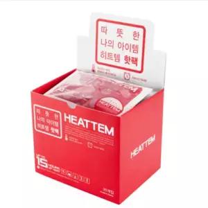 kc인증 히트템 따뜻한 핫팩 지속시간 15시간 레드 20개 (1박스) 90g