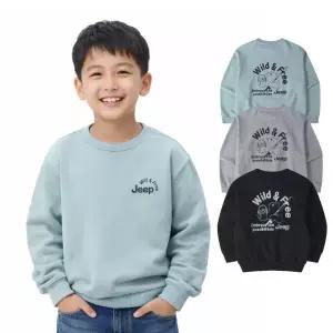 [롯데백화점]지프 지프 jeep [아동] 2026 S/S 루즈핏 키즈 맨투맨티셔츠 JR1TSK894