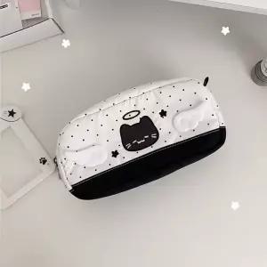 모든 천사 고양이 필통 파우치 귀여운 다용도 친구 애착 동물 펜케이스 새학기 학용품 인형 커플 우정