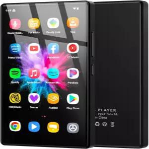 안드로이드 13 OS가 탑재된 5인치 MP3 플레이어 블루투스 및 WiFi가 96GB 1080P HD MP4 Spotify Audible