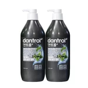 댄트롤 샴푸 딥클린 박하 솔트 820ml x2개