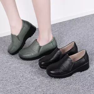소가죽 바치 통굽 15 슈즈