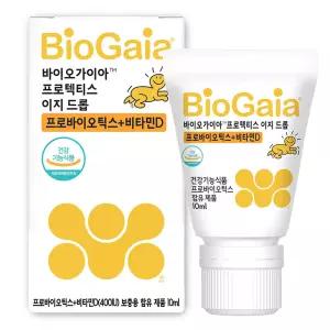 바이오가이아 프로텍티스 이지드롭 프로바이오틱스 + 비타민 D 영양제, 10ml, 1개