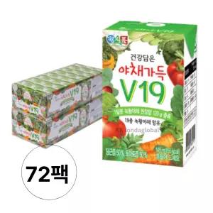 정식품 베지밀 야채가득v19 145ml 72팩