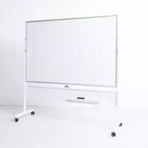 대형 화이트보드 M360L 칠판 4in1 360도 회전 이동식 패그보드 자석 보드마카 포함 1500x1000