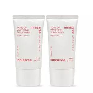 이니스프리 톤업 워터링 선스크린 60ml 2개