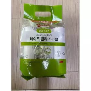 3M 스카치브라이트 돌돌이 베이직 테이프 클리너 대형 리필 6입 롤크리너