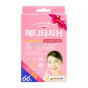 여드름패치 일동 메디터치 H 썬프로텍션 돗트 66매 상처 방수 습윤 드레싱 밴드 반창고