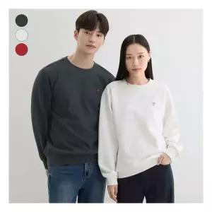 게스 유니 기모 삼각직조라벨 맨투맨 NP4KE405