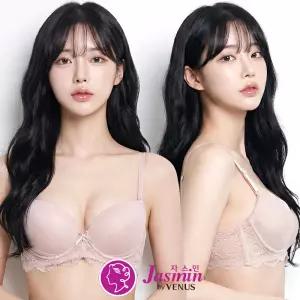 비너스 인견 브라 레이스 쿨 냉감 여름 와이어 몰드 여성 속옷 A B C 컵 브래지어 JBRA038