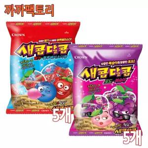 새콤달콤 포도/복숭아(50입)200gx5봉+딸기/블루베리소다향(50입)200gx5봉