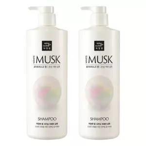 미쟝센 펄샤이닝 리페어 화이트머스크 샴푸 1000ml x2 대용량 손상모발