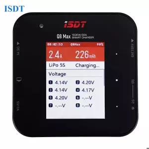 ISDT Q8 맥스 충전기 1000W 30A 고출력 배터리 방전기 1-8S 리포 배터리용