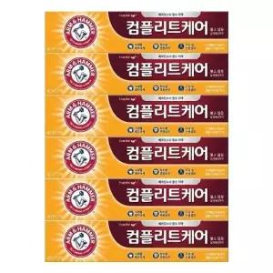 암앤해머 덴탈케어 컴플리트케어 치약 178g 6개