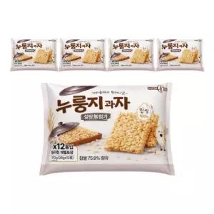 가마솥에서 튀어나온 찹쌀 누룽지과자 무가당 312g x 5개