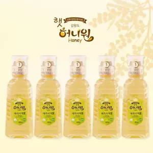 햇 허니원 아카시아꿀 500gx5병(국내산,2026,1등급)