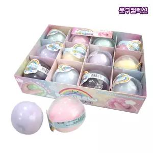 레인보우 왁뿌볼 모찌 (BOX) 스트레스볼 주물럭 스퀴시 스트레스해소 크런치 왁스코팅 슬랑이