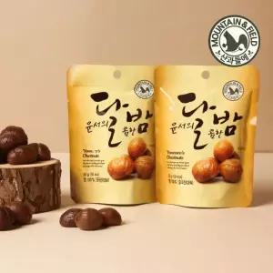 산과들에 밤100% 윤서의달밤30g x20봉 (깐밤 맛밤 간식)