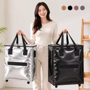 미즈웨이 쇼핑카트 롤링백 장바구니 블랙/실버/핑크/살구