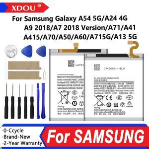 삼성 갤럭시 A54 5G A24 4G A9 2018 A7 2018 버전 A71 A41 A415 A70 A705 A50 A60 S10 Lite A71 A13 5G용 새 배터리