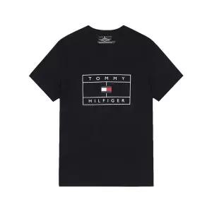 [하프클럽/타미힐피거]타미힐피거 탑스 그래픽 반팔 티셔츠 네이비 09T4511-NAVY