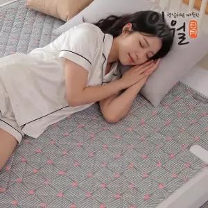 [일월] 핑크스페이드 워셔블 카본 탄소 전기매트 / 카본매트 더블