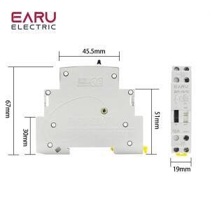 16A AC230V 24V 이중 전압 임펄스 릴레이 가정용 제어 조명 회로 자동
