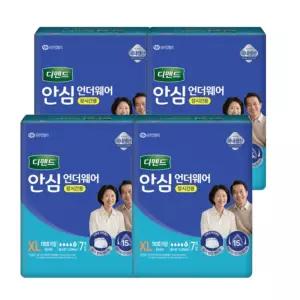 디펜드 안심 언더웨어 (장시간용) 특대형 7매 x4팩 (총28매) / 안심플러스 언더웨어
