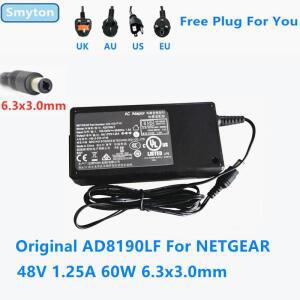 NETGEAR 48V 1.25A 60W 6.3×3.0mm AD8190LF 332-10317-01 전원 공급 장치용  AC 어댑터 충전기