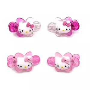 헤어핀 키티 플라워 아동머리핀 악세사리 집게핀 미니 유아