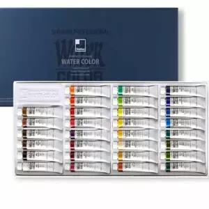 신한수채물감 7.5ml 30색 - 30041 수채화물감 신한화구 포스터 yh1026E