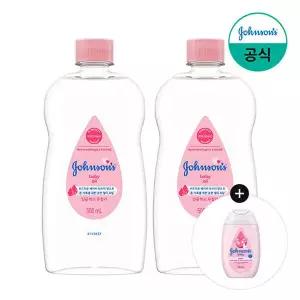 [존슨즈베이비][핑크로션100ml증정] 존슨즈베이비 레귤러 오일 500ml x2