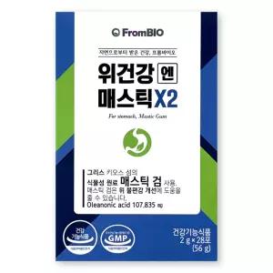 프롬바이오 위건강엔 매스틱 X2 2g X 28포 1박스