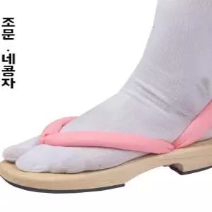 캐릭터 코스프레 게타 신발 네즈코 시노부 할로윈 우드 나막신