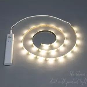 수앤서72 부품 LED 스트립 센서등 2.4W 1M 건전지 별도 우물천장 신발장 재구매