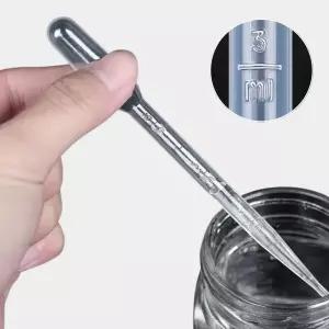 투명눈금 스포이드 소분용 화장품재료 액체정량 3ml