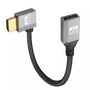 HDMI 2.0 연장 케이블 20CM 좌향 꺽임 YT-HFL01
