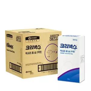 크리넥스 거품 비누 손 세정제 무향 1000mlx6개