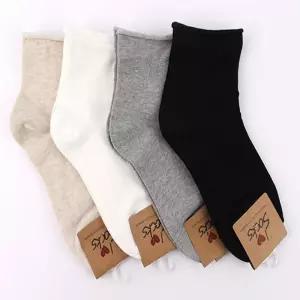 고품질 여성 당뇨양말 무지 무압박 돌돌이 5매