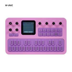 M-Vave Fm-1 휴대용 FM 신디사이저 이펙트 페달 12시간 배터리 6-오퍼레이터 32-알고리즘 128 프리셋 내장