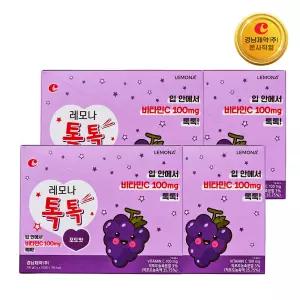 레모나 톡톡 비타민C 포도맛 100포 X 4개