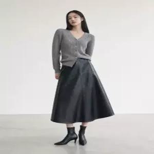 벨 마르슈 최초가 105,600원 Essential Flare Leather Skirt1400230