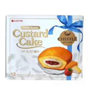 신상 롯데 카스타드 치즈&라즈베리 치플레콜라보 300g