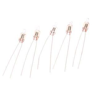 20Pcs 5X13mm 형광등 220V 표시 등 흰색 머리 빨간색 네온 전구 표준 소형
