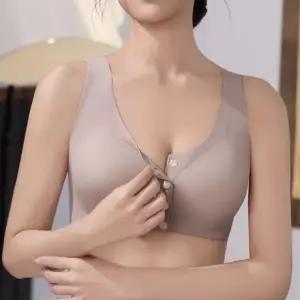 브라탑 브래지어 앞단추 빅사이즈 속옷 스포츠 브라 여성